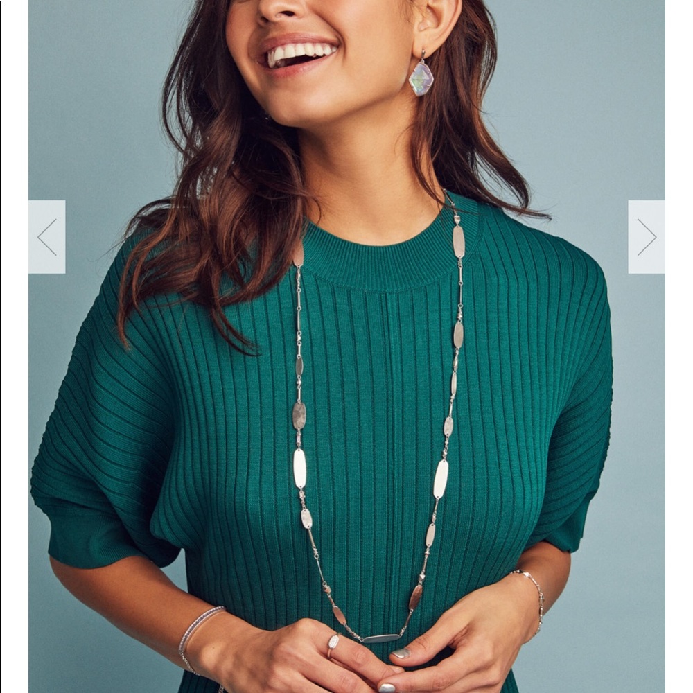 🆕 Kendra Scott Claret Rose Gold Long Necklace